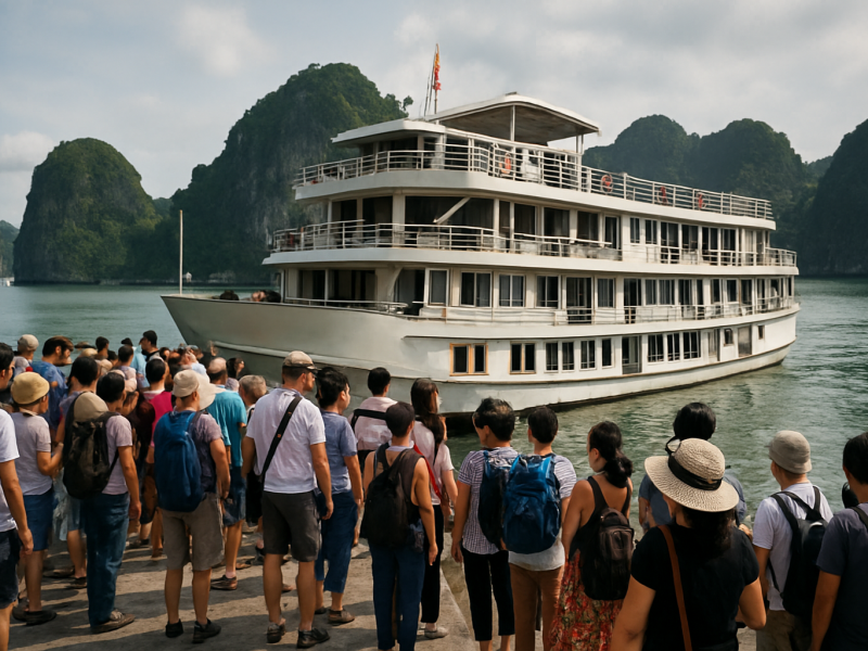 Kinh nghiệm đặt vé du thuyền Hạ Long dịp lễ Tết không lo hết phòng