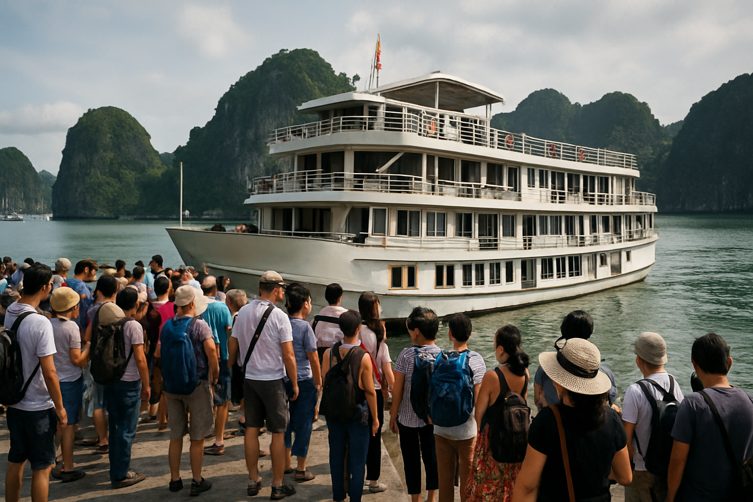 Kinh nghiệm đặt vé du thuyền Hạ Long dịp lễ Tết không lo hết phòng
