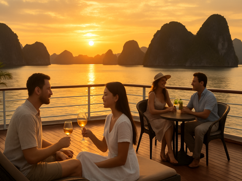 Vé Du Thuyền 5 Sao Hạ Long: Nâng Hạng Phòng và Kinh Nghiệm Đặt Cọc