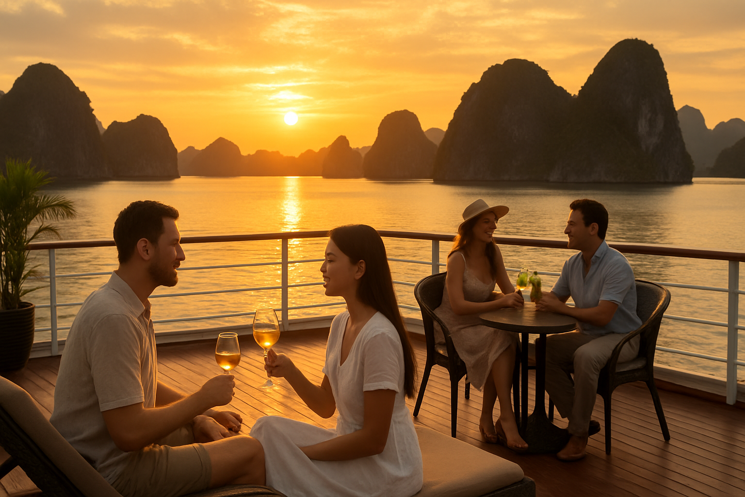 Vé Du Thuyền 5 Sao Hạ Long: Nâng Hạng Phòng và Kinh Nghiệm Đặt Cọc