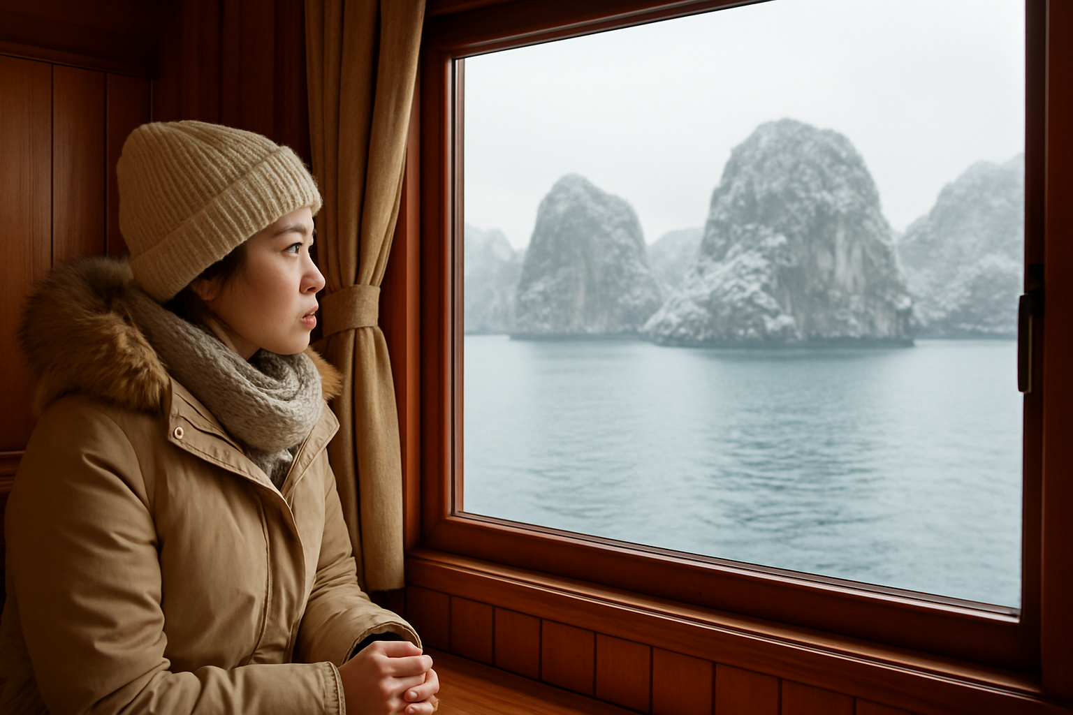 Hạ Long mùa đông: có lạnh không và nên chọn cabin thế nào cho ấm áp