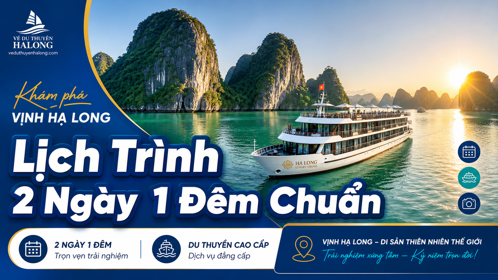 Du Thuyền Hạ Long 3 Ngày 2 Đêm: Giá, Tàu Và Lịch Trình 2026
